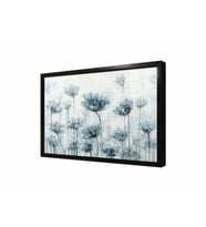 Tablosan Modern Çiçekler Çerçeveli Cam Tablo