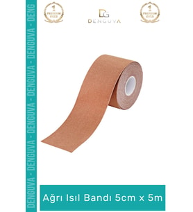 #AğrıBandı Kore Ginsengli Glukozamin Gümüş İyonu Saponin Omuz Karın Kalça Ağrı IsıI Bandı 5cm x 5m