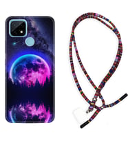 Realme C11 C21 C21Y C25Y C11 2021 Kılıf Boyun Asklı Rasta Silikon Star Planet 1652