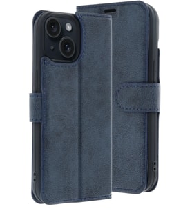 iPhone 15 Trend S Plus Kapaklı Kılıf - Lacivert