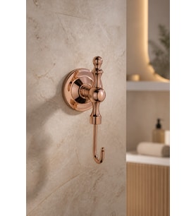 Bronz Retro Banyo Havluluk Bornozluk