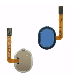 Samsung A20 Parmak İzi Okuyucu Film (Home Flex) (Mavi)