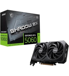 MSI VGA GEFORCE RTX 5060 8G SHADOW 2X OC MAX RTX5060 8GB GDDR7 128B DX12 PCIE 5.0 X16 (3XDP 1XHDMI)
