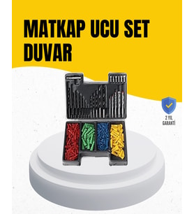 Delme Uç Seti 24 Parça Kutulu Matkap Ucu Ahşap Metal Beton İçin