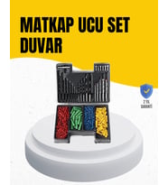 Delme Uç Seti 24 Parça Kutulu Matkap Ucu Ahşap Metal Beton İçin