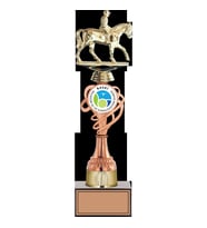 ODAK KUPA - Figürlü Kupalar - At / Binici Figürlü Kupalar FG-036 C - 36 cm