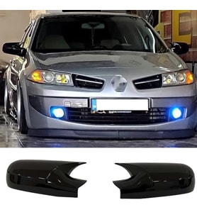 Renault Megane 2 Batman Yarasa Ayna Kapağı Piona Black ABS 2002 2003 2004 2005 2006 2007 2008 2009