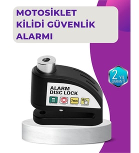 Northcity 110 dB Alarm Disk Kilidi - Motosiklet, Scooter ve Bisiklet Güvenliği