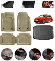 Seat İbiza Station Wagon 2008-2017 Uyumlu Paspas Araca Özel Bagaj Havuzu MBS Bej