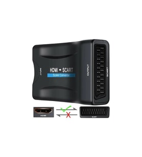 S Line Hdmi To Scart Av Çevirici Dönüştürücü Skart Convert (Siyah)