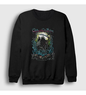 Presmono Unisex Siyah Angel Children Of Bodom Sweatshirt 374640tt