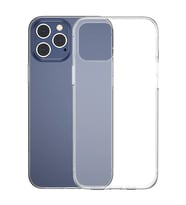 Baseus Simple Case İPhone 12 Pro 6.1 İnce Şeffaf Silikon Kılıf-(5775) - SSSSSS5564-1066