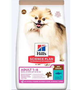 Hills Tahılsız Mini Tuna Balıklı Küçük Irk Köpek Maması 1,5 Kg