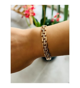 XUPING TAŞLI CORD BİLEKLİK 18+1CM-ROSE RENK ACR9028