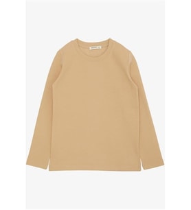 Breeze Erkek Çocuk Uzun Kollu Tişört Basic 9-14 Yaş, Krem