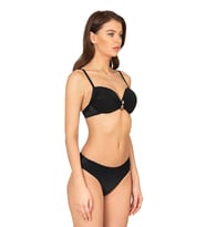Endeep Kadın Destekli Dokulu Siyah Bikini Takımı