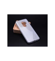 Samsung Galaxy A6 Plus 2018 Uyumlu Kılıf Zore Shining Silikon (Gümüş)