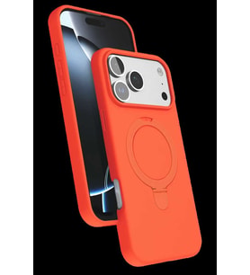 iPhone 17 Pro Max Regal Magsafe Standlı Kapak - Turuncu