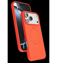 iPhone 17 Pro Max Regal Magsafe Standlı Kapak - Turuncu