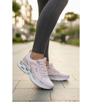 Enoch Kadın Ortopedik Aero-Comfort Hava Kanallı Sneaker (Pembe)