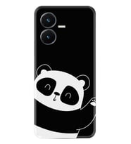 Vivo Y22S Kılıf Silikon Desen Özel Seri Bay Bay Panda 1784