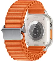 Apple ile uyumlu Watch Ultra 1/2/3 49mm Kordon Kilit Dizayn Naylon Kumaş Hasır Kordon 123