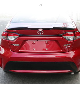 Toyota Corolla Spoiler Bagaj Üstü Yarasa Model Abs Plastik 2019-2020