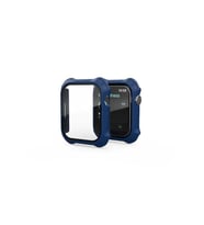 Apple Watch 7 41mm Uyumlu Tank Zırh Kasa ve Mat Görünümlü Ekran Koruyucu Zore Watch Gard 11 (Lacivert)