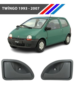 Twingo MK1 Kasa İç Açma Kolu Gri Renkli Sağ sol Set 1993 - 2007