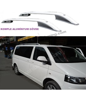 Volkswagen Transporter T5-T6-T7 Üst Port Bagaj Tavan Çıtası Gri
