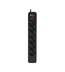 Dexim DCP006 6’lı Akım Korumalı Priz (Siyah)