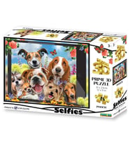 Prime 3D - Sevimli Köpekler Selfie 48 Parça Puzzle 20554