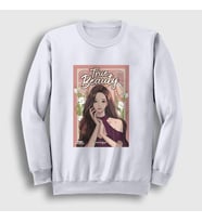 Presmono Unisex Beyaz Lim Joo Kyung True Beauty Sweatshirt 475821tt