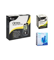 Optima Şeker Ölçüm Cihazı + 50 Strip + 100 Lanset