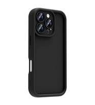 iPhone 16 Pro Kılıf Kamera Korumalı Ananas Silikon Kapak (Siyah)