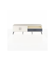 Arges TV Ünitesi 2 Raflı Tek Çekmeceli 2 Kapaklı 176x30x51 Aytaşı-Aytaşı/Antrasit