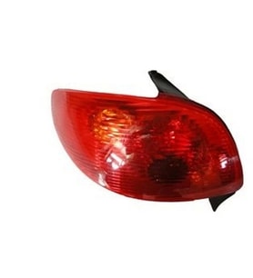 2003-2009 Peugeot 206 Hb Stop Lambası Sol Kırmızı (5Kapı) (Pleksan) (Adet) (Oem No:6350S0)