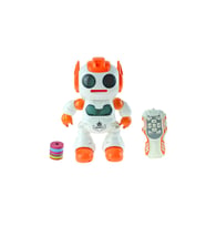 Oyuncak Robot Uzaktan Kumandalı Disk Atan Işıklı Sesli 30 Cm