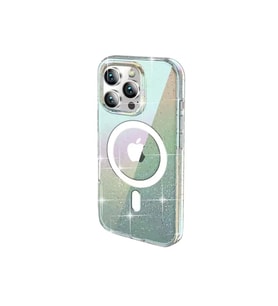 Joko Apple iPhone 15 Pro Max Rasasi Simli Magsafe Kapak - Şeffaf