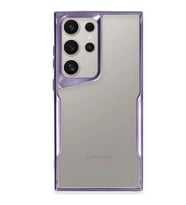Samsung Galaxy S23 Ultra Kılıf Boyi Silikon Kapak - Derin Mor