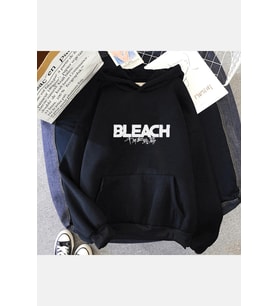 Bleach Thousand Year Blood War Kapşonlu Sweatshirt (Siyah)