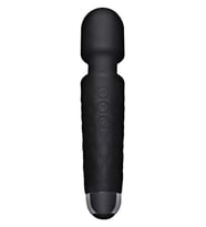 Female Wand Massager Şarjlı Vibratör - Siyah