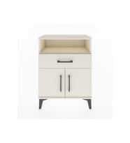Arges Komodin 2 Raflı Tek Çekmeceli 2 Kapaklı 60x30x80 Aytaşı-Aytaşı