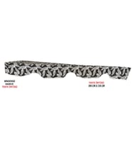 TENTE Salıncak Tentesi Gölgelik 3 Kişilik Tente Gölgelik 200x130 CM-SİYAHTÜY