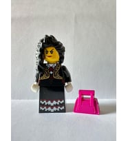 Orjinal Lego Minifigür La Catrina with Magenta Handbag