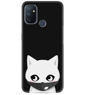 OnePlus Nord N10 Kılıf Silikon Desen Pandemi Cat 1729