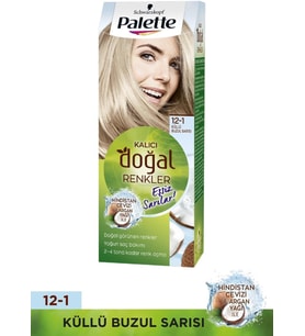 Palette Natural Doğal Renkler Saç Boyası 12-1 Küllü Buzul Sarısı