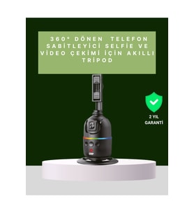 Yüz Takipli 360° Akıllı Gimbal, Telefon ve Aksiyon Kamera Uyumu