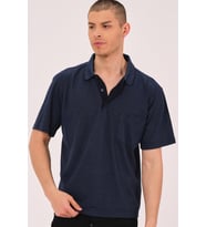 T0732 DEWBERRY ERKEK T-SHIRT-LACİVERT