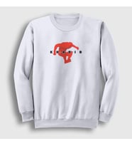 Presmono Unisex Beyaz Jump Ufc Khabib Nurmagomedov Sweatshirt 311651tt (Beyaz)